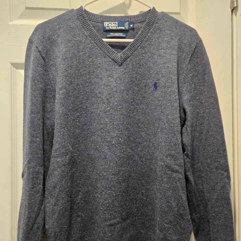 Polo by Ralph Lauren wool V-neck sweater, Men's Medium